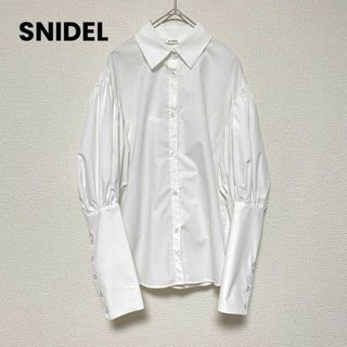 スナイデル(SNIDEL)のxx48 SNIDELスナイデル/長袖カットソー/白/シンプル/上品(シャツ/ブラウス(長袖/七分))