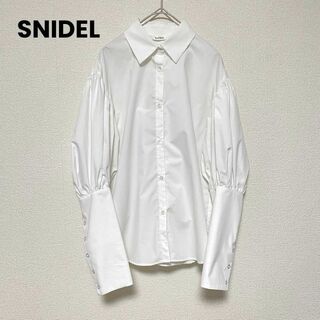 SNIDEL - xx48 SNIDELスナイデル/長袖カットソー/白/シンプル/上品