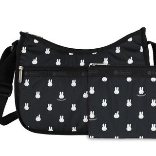 レスポートサック(LeSportsac)の【新品】レスポートサック ミッフィーアンドダーンブラック ショルダーポーチ付き(ショルダーバッグ)