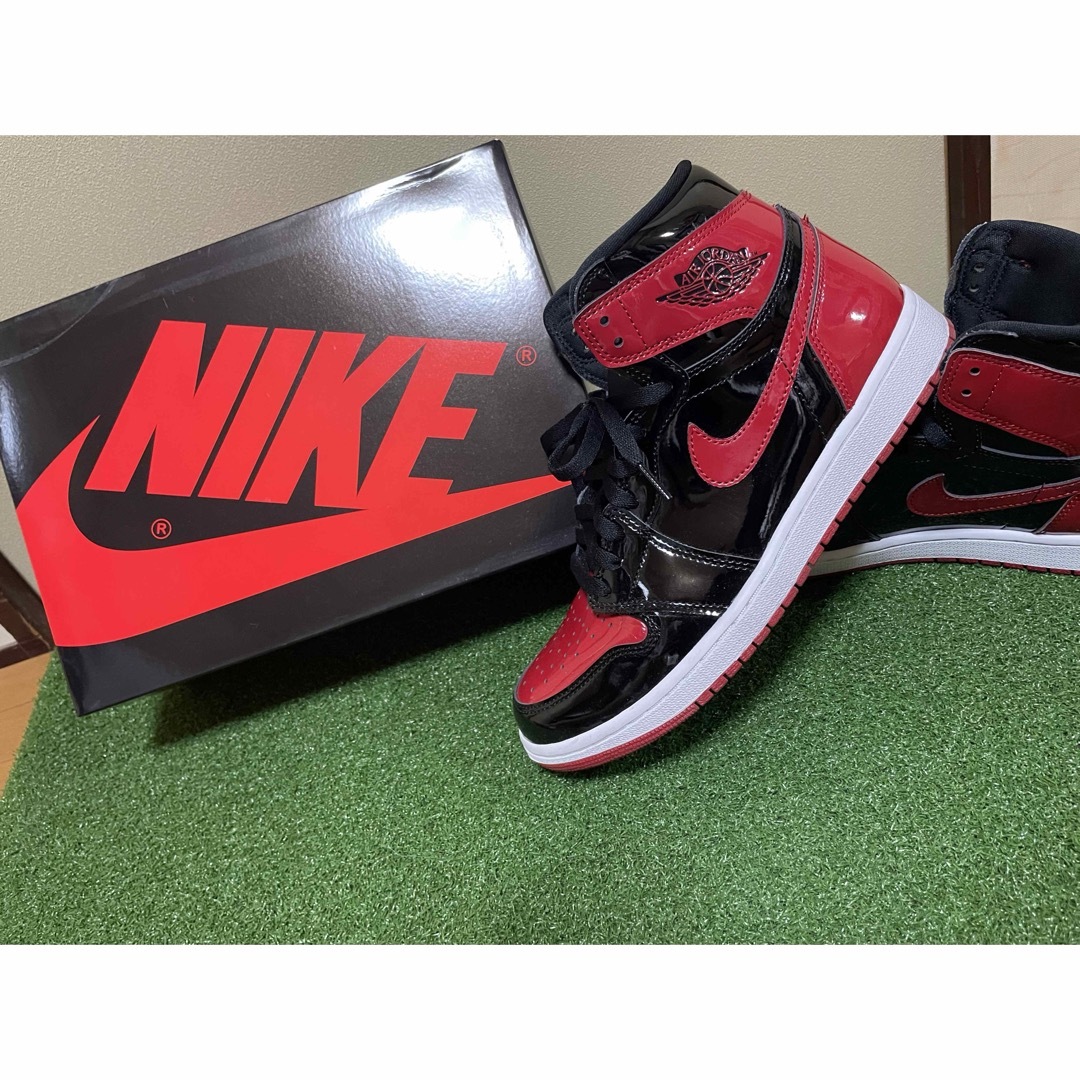 Jordan Brand（NIKE）(ジョーダン)のNike Air Jordan 1 High OG "Patent Bred" メンズの靴/シューズ(スニーカー)の商品写真