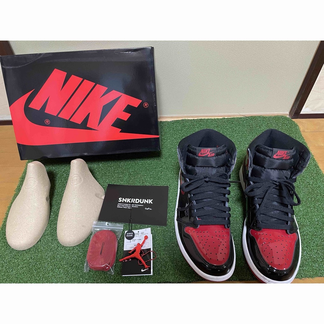 Jordan Brand（NIKE）(ジョーダン)のNike Air Jordan 1 High OG "Patent Bred" メンズの靴/シューズ(スニーカー)の商品写真