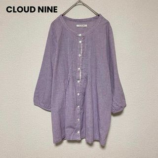 xx54 CLOUD NINE/コットンカットソー/綿100%/M-Lサイズ(カットソー(長袖/七分))