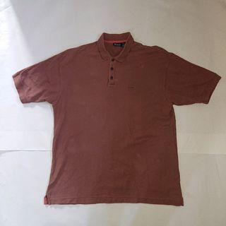 パタゴニア(patagonia)の【パタゴニア】鹿の子編み 半袖ポロシャツ⑤／刺繍ロゴ／有機綿／men's Ｌ(ポロシャツ)