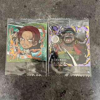 ワンピース(ONE PIECE)のワンピースウエハースシール シャンクス・黒ひげ  わたまる様購入(ステッカー（シール）)