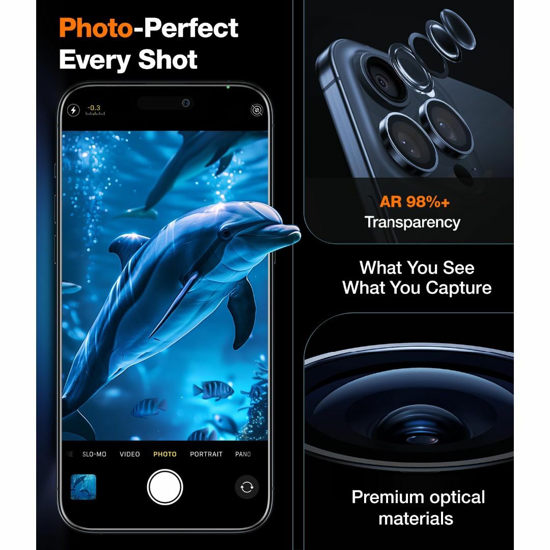 【サイズ:iPhone15Pro・15ProMax用_色:ブルー】TORRAS  スマホ/家電/カメラのスマホアクセサリー(その他)の商品写真