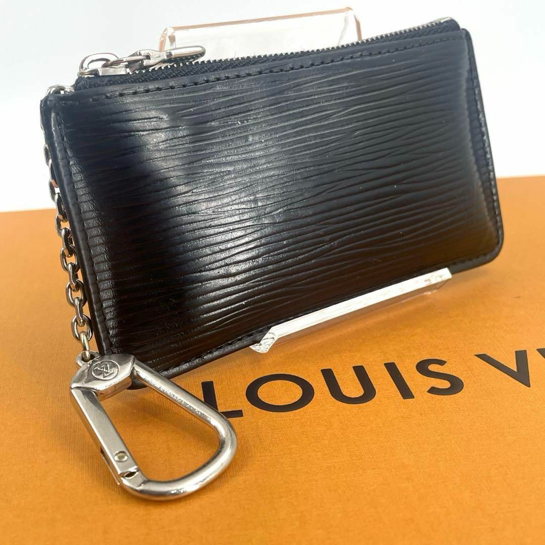 LOUIS VUITTON(ルイヴィトン)のc619真贋済【ヴィトン】美品”エピ ポシェットクレ コインパース ノワール 黒 メンズのファッション小物(コインケース/小銭入れ)の商品写真