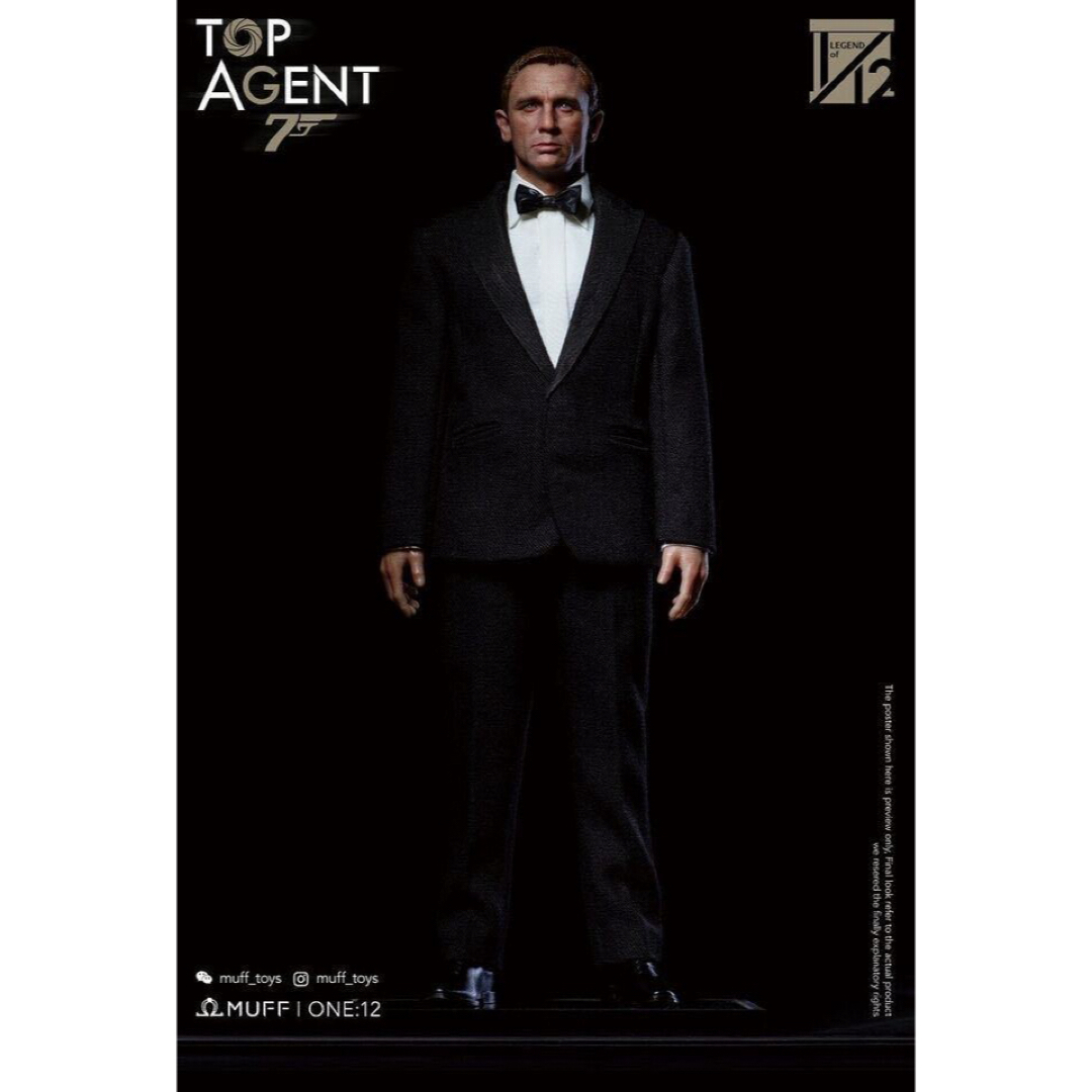 MUFF TOYS ジェームズ・ボンド 007 1/12フィギュアDX verの通販 MUFF TOYS ジェームズ・ボンド 007 1/12フィギュアDX verの通販