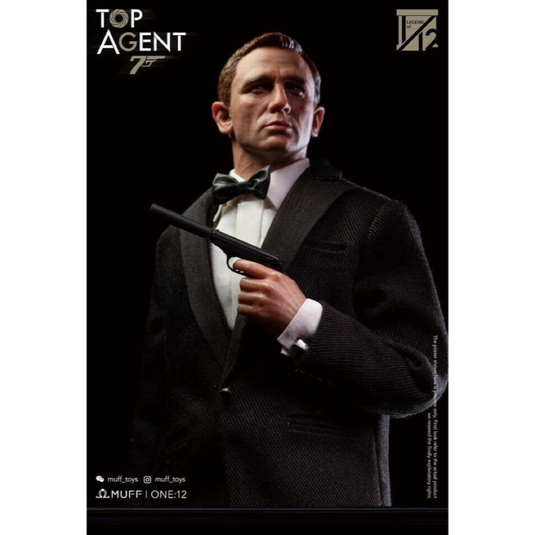 MUFF TOYS ジェームズ・ボンド 007 1/12フィギュアDX verの通販 MUFF TOYS ジェームズ・ボンド 007 1/12フィギュアDX verの通販
