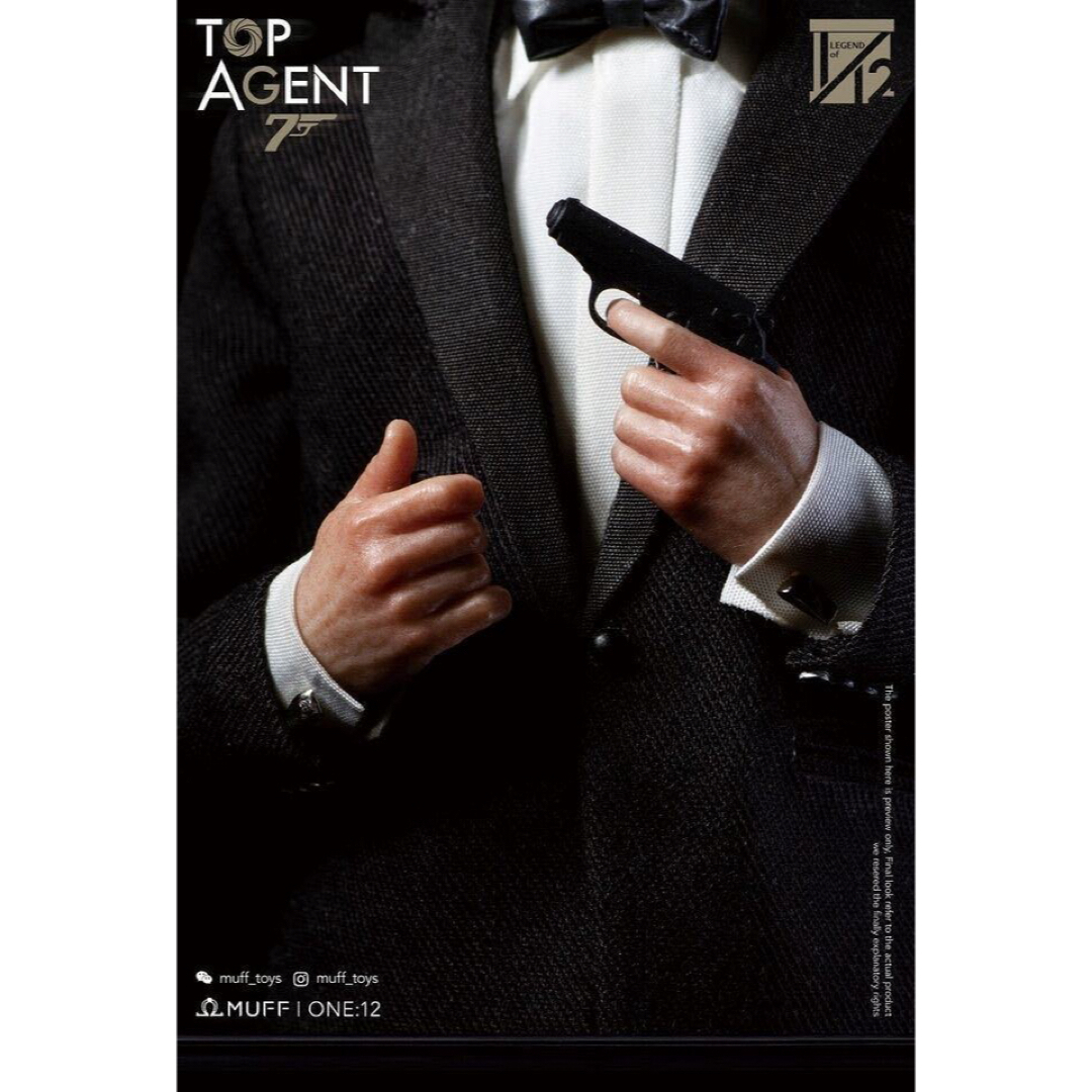 MUFF TOYS ジェームズ・ボンド 007 1/12フィギュアDX verの通販 MUFF TOYS ジェームズ・ボンド 007 1/12フィギュアDX verの通販