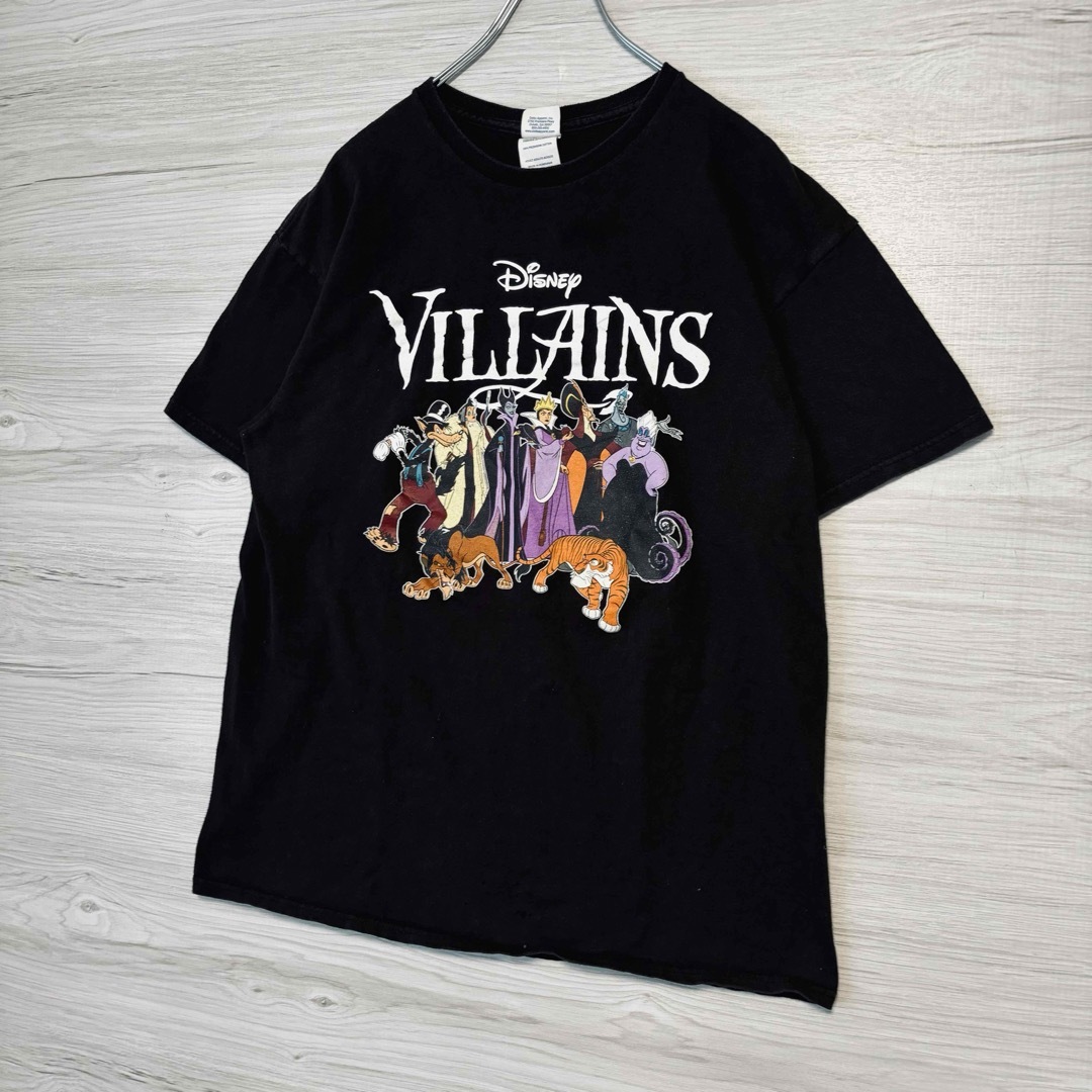 Disney(ディズニー)の【入手困難】ディズニー　ヴィランズ　Tシャツ　Lサイズ　レア　マレフィセント メンズのトップス(Tシャツ/カットソー(半袖/袖なし))の商品写真