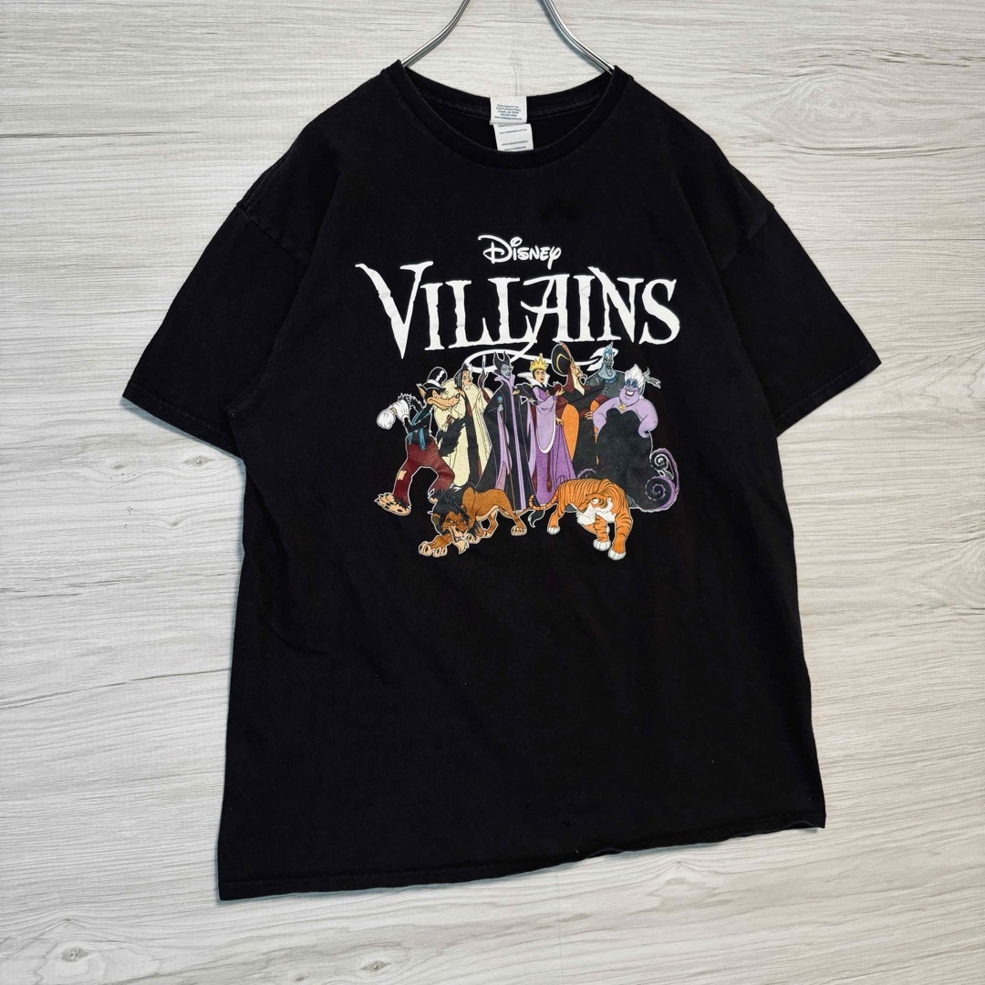 Disney(ディズニー)の【入手困難】ディズニー　ヴィランズ　Tシャツ　Lサイズ　レア　マレフィセント メンズのトップス(Tシャツ/カットソー(半袖/袖なし))の商品写真