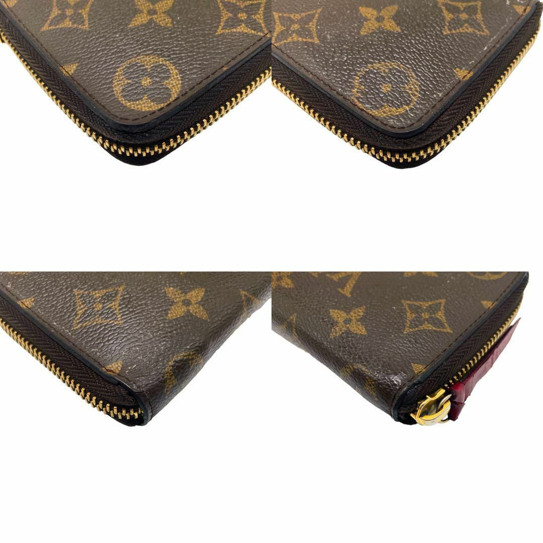 LOUIS VUITTON(ルイヴィトン)の【超極美品】ルイヴィトン モノグラム ジッピーウォレット フューシャ クレマンス レディースのファッション小物(財布)の商品写真