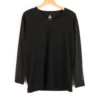 ルコックスポルティフ(le coq sportif)のルコックスポルティフ 長袖Tシャツ スポーツインナー ゴルフウエア 大きいサイズ メンズ LLサイズ ブラック le coq sportif(Tシャツ/カットソー(七分/長袖))