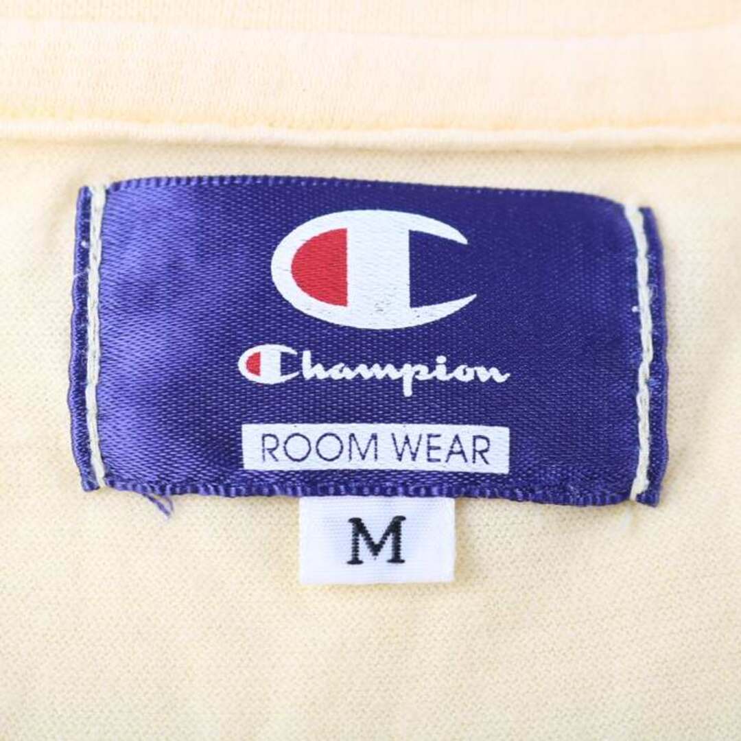 Champion(チャンピオン)のチャンピオン 半袖Tシャツ ロゴT コットン100% スポーツウエア レディース Mサイズ クリーム Champion レディースのトップス(Tシャツ(半袖/袖なし))の商品写真