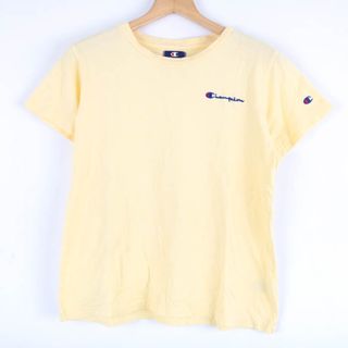 Champion - チャンピオン 半袖Tシャツ ロゴT コットン100% スポーツウエア レディース Mサイズ クリーム Champion