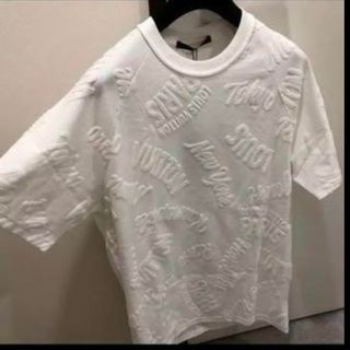 ルイヴィトン(LOUIS VUITTON)の値下げ！LOUIS VUITTON ジャカードタオリングシティーラグランTシャツ(Tシャツ/カットソー(半袖/袖なし))