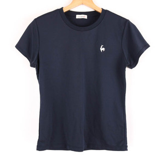 ルコックスポルティフ(le coq sportif)のルコックスポルティフ 半袖Tシャツ ワンポイントロゴ スポーツウエア  レディース Lサイズ ネイビー le coq sportif(Tシャツ(半袖/袖なし))