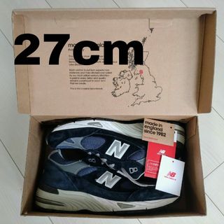 ニューバランス(New Balance)の【美品】NEW BALANCE　m991nv　27cm(スニーカー)