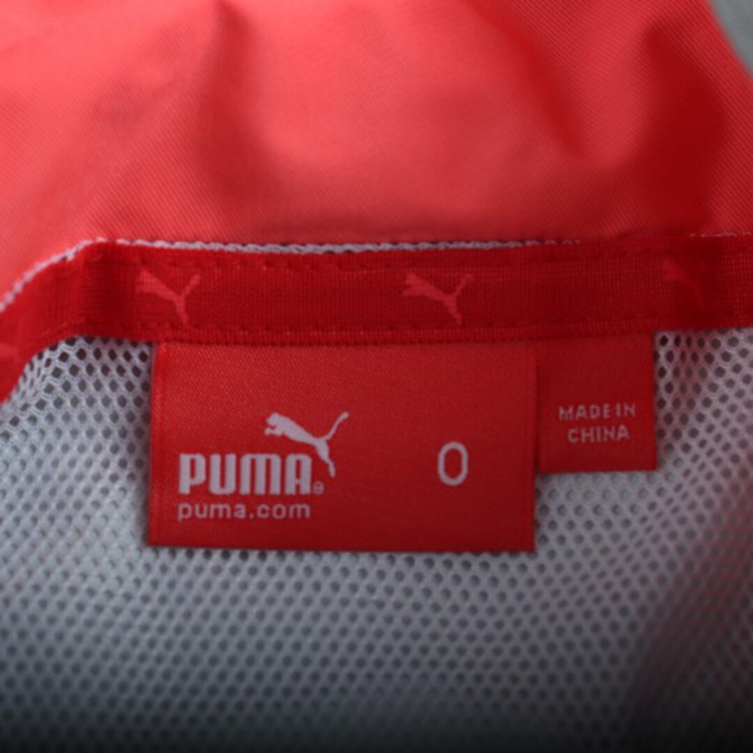 PUMA(プーマ)のプーマ ナイロンジャケット ウィンドブレーカー アウター 大きいサイズ レディース Oサイズ グレー×ピンク PUMA レディースのジャケット/アウター(ナイロンジャケット)の商品写真