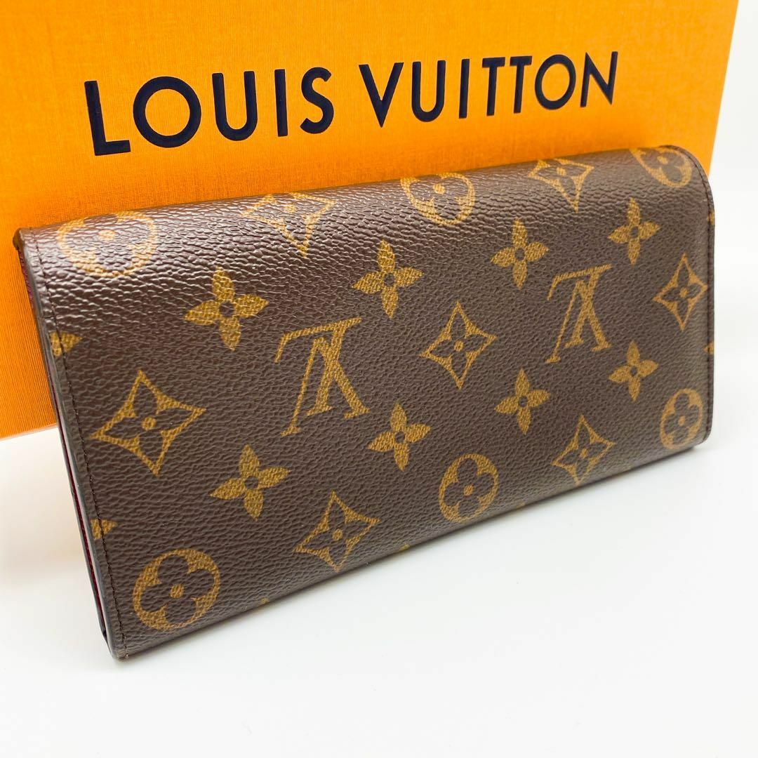 LOUIS VUITTON(ルイヴィトン)の【極美品】ルイヴィトン モノグラム ポルトフォイユ エミリー 長財布 レディースのファッション小物(財布)の商品写真