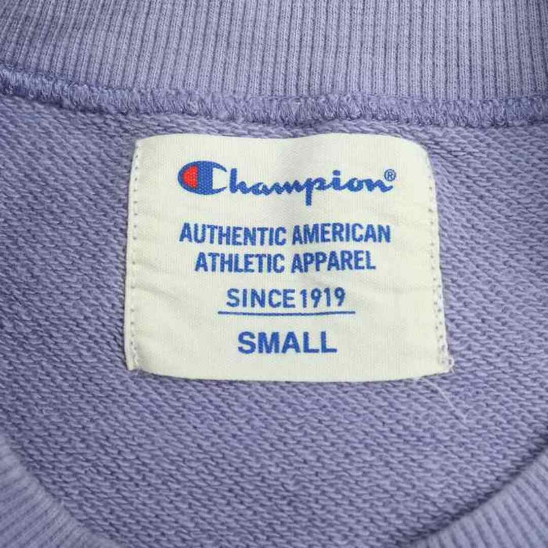 Champion(チャンピオン)のチャンピオン 長袖スウェット スエット トレーナー 袖ロゴ スポーツウエア レディース Sサイズ パープル Champion レディースのトップス(トレーナー/スウェット)の商品写真