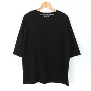 フィラ(FILA)のフィラ 半袖Tシャツ ビッグシルエット ロゴT スポーツウエア レディース Lサイズ ブラック FILA(Tシャツ(半袖/袖なし))