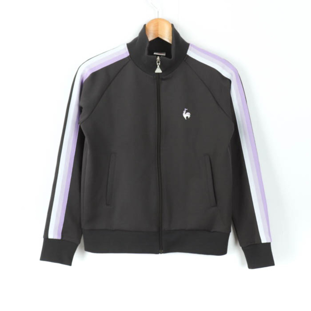 le coq sportif(ルコックスポルティフ)のルコックスポルティフ ジップアップジャージ トラックジャケット スポーツウエア レディース Mサイズ グレー le coq sportif レディースのトップス(トレーナー/スウェット)の商品写真