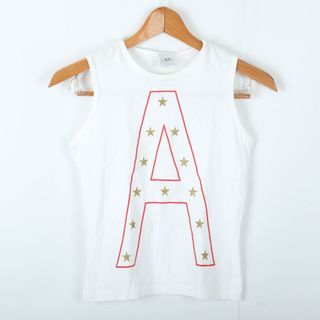 アルマーニエクスチェンジ(ARMANI EXCHANGE)のアルマーニエクスチェンジ タンクトップ Tシャツ トップス カットソー  レディース XSサイズ ホワイト ARMANI EXCHANGE(タンクトップ)