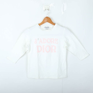 クリスチャンディオール(Christian Dior)のクリスチャンディオール 長袖Tシャツ トップス カットソー BOUTIQUE フランス製 レディース 12サイズ ホワイト Christian Dior(Tシャツ(長袖/七分))