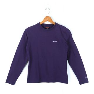 MARMOT - マーモット 長袖Tシャツ トップス カットソー デサント レディース Mサイズ パープル MARMOT