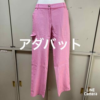 adabat - アダバット　ストレッチゴルフパンツ　ピンクギンガムチェック