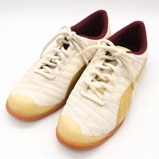 プーマ(PUMA)のプーマ スニーカー ローカット 101058 靴 シューズ 黒 レディース 23.5サイズ ホワイト PUMA(スニーカー)