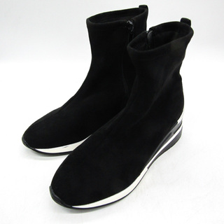 ヌーベルヴォーグ リラックス ショートブーツ 厚底 ブランド 靴 シューズ 黒 レディース 23.5サイズ ブラック NOUBEL VOUG Relax(ブーツ)