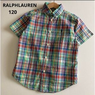 Ralph Lauren - ラルフローレン　半袖　チェック　シャツ　ブラウス　ポニー　男の子　春　夏