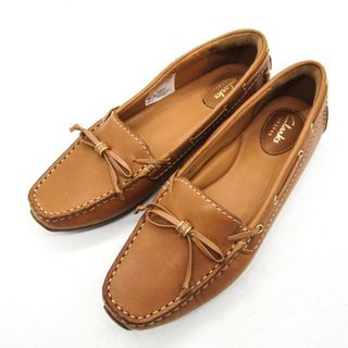 クラークス(Clarks)のクラークス モカシン スリッポン ドライビングシューズ 本革 レザー ブランド 靴 シューズ レディース US7サイズ ブラウン Clarks(スリッポン/モカシン)