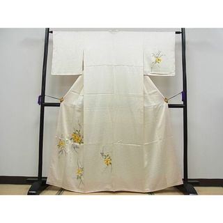 平和屋1■訪問着　総刺繍　駒刺繍　草花文　金銀糸　逸品　CAAA6311ap(着物)