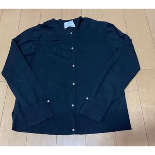 ザラ(ZARA)のZara パールボタン　カーディガン　152cm ブラック(カーディガン)