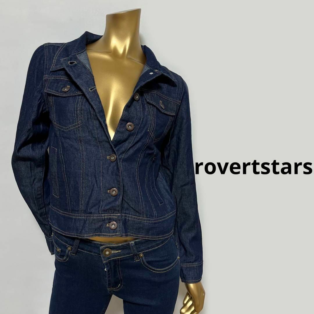 【3397】rovertstars 薄手 デニムジャケット M レディースのジャケット/アウター(その他)の商品写真