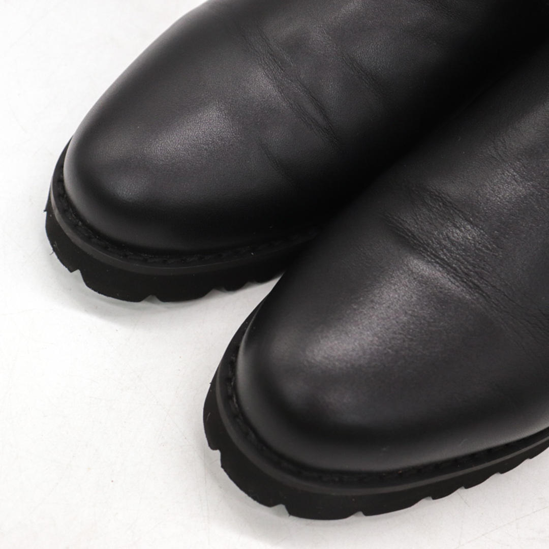 UNITED ARROWS(ユナイテッドアローズ)のユナイテッドアローズ サイドゴアブーツ 本革 レザー BEAUTY&YOUTH 靴 シューズ 黒 レディース 36サイズ ブラック UNITED ARROWS レディースの靴/シューズ(ブーツ)の商品写真