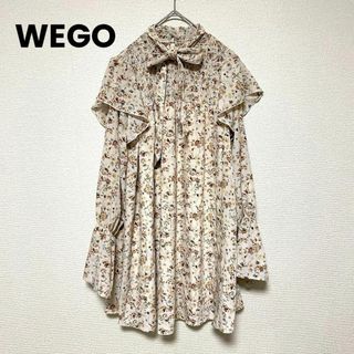 xx70 WEGO/総柄ブラウス/フリルロングカットソー/チュニック/花柄/