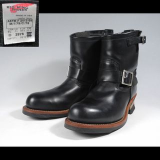 レッドウィング(REDWING)の2976ショートエンジニアブーツ2268羽黒PT99ブラックPT91(ブーツ)