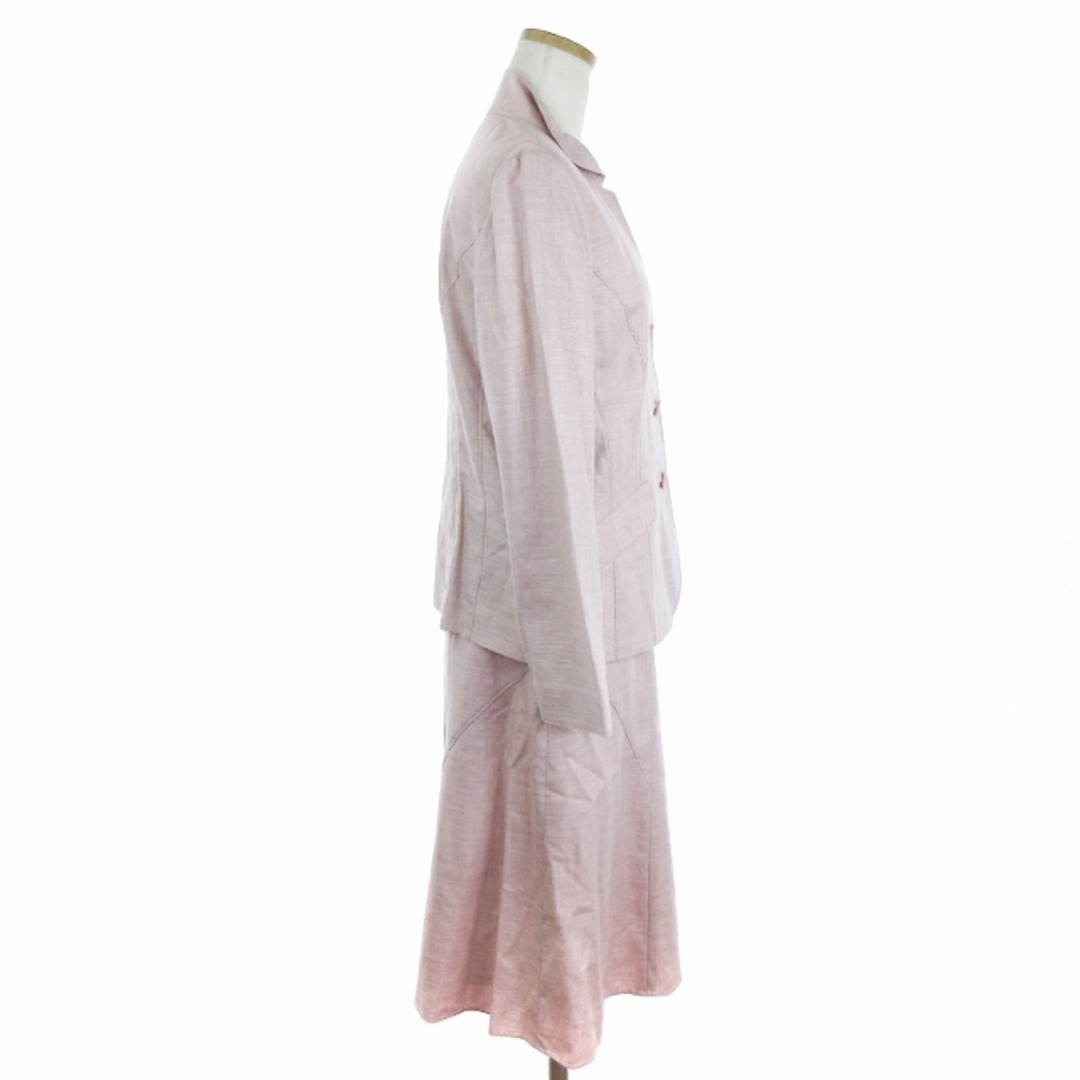 ROCHAS(ロシャス)のロシャス セットアップ 上下セット ジャケット スカート ピンク 11 L位 レディースのフォーマル/ドレス(スーツ)の商品写真