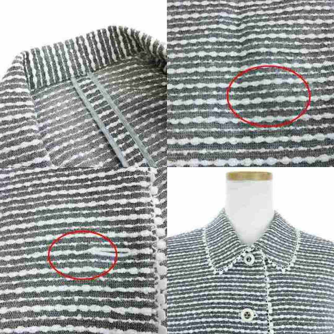 leilian(レリアン)のレリアン セットアップ 上下セット ジャケット 半袖 スカート グレー 11 レディースのジャケット/アウター(その他)の商品写真