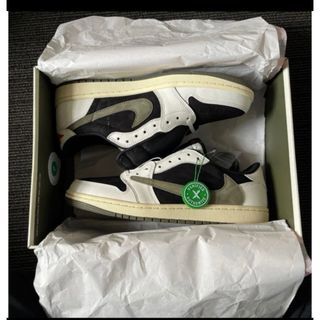 Travis Scott × Air Jordan 1 Low OG Olive(スニーカー)