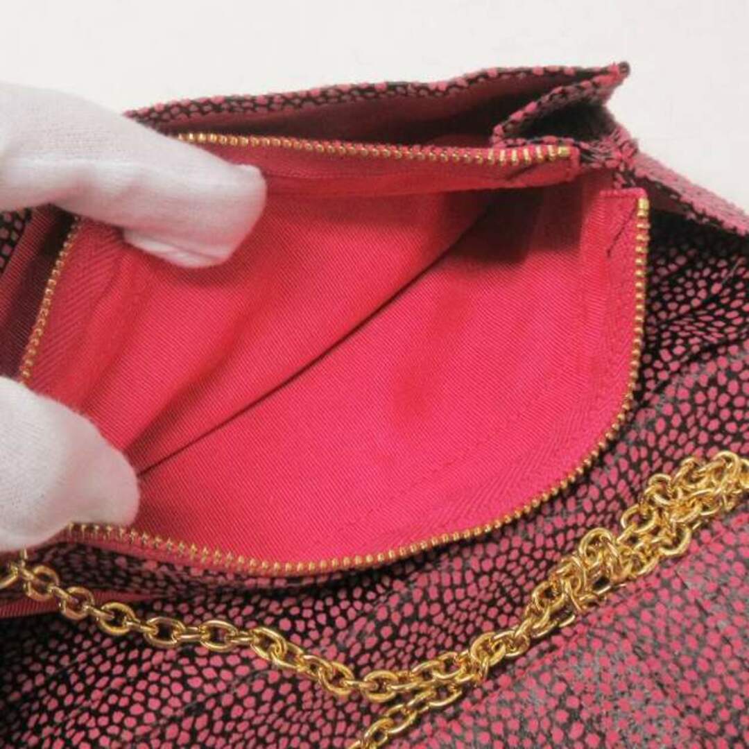 JILLSTUART(ジルスチュアート)のジルスチュアート 長財布 ロング ウォレット 二つ折り ロゴ チェーン ピンク レディースのファッション小物(財布)の商品写真