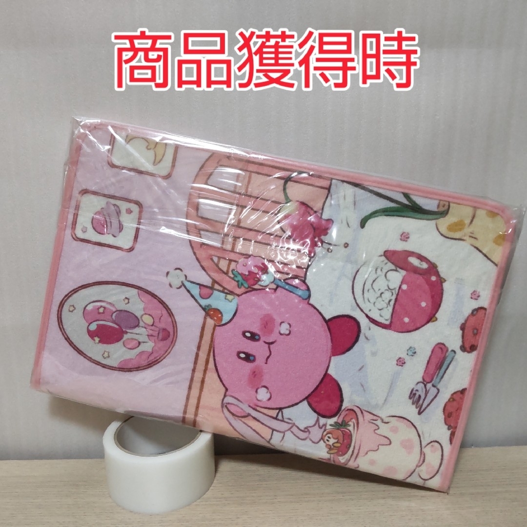 任天堂(ニンテンドウ)の星のカービィ Kirby×Dr.MORICKY ラグマット テーブル インテリア/住まい/日用品のラグ/カーペット/マット(ラグ)の商品写真