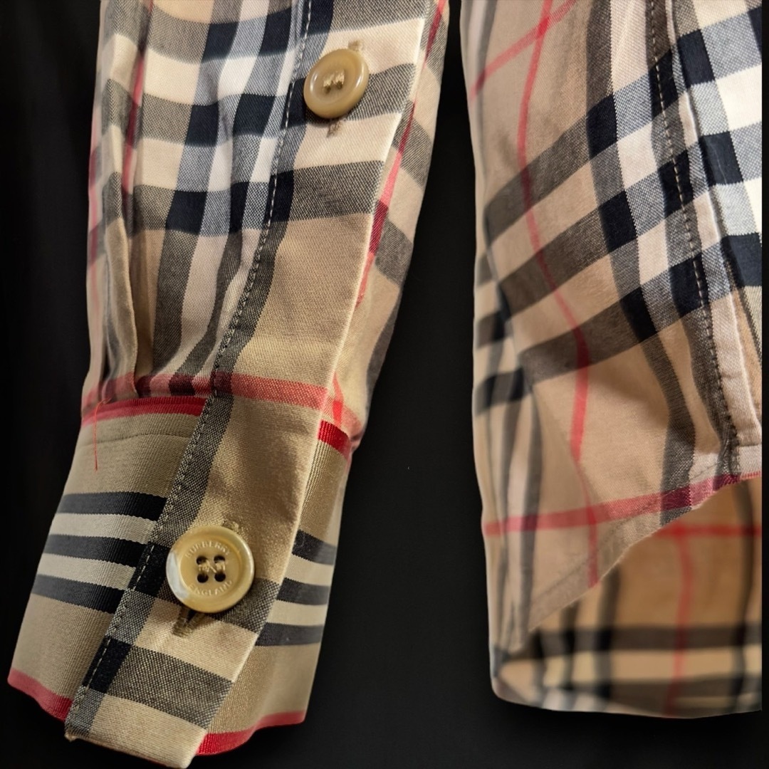 BURBERRY(バーバリー)のバーバリー ロンドン ノバ チェック柄 ロングスリーブ シャツ サイズL メンズのトップス(シャツ)の商品写真