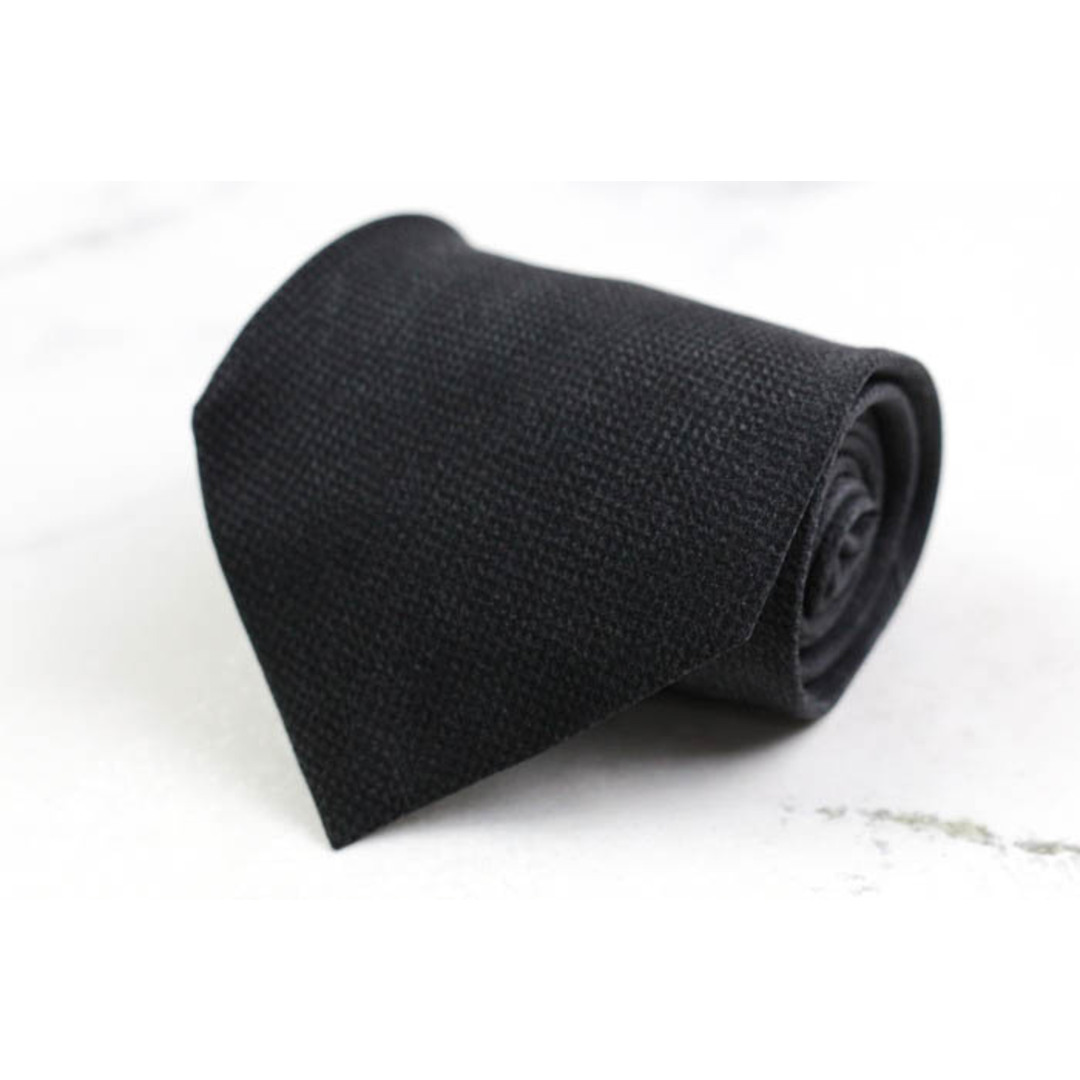 Giorgio Armani(ジョルジオアルマーニ)のジョルジオアルマーニ ブランド ネクタイ パネル柄 シルク イタリア製 PO  メンズ ブラック GIORGIO ARMANI メンズのファッション小物(ネクタイ)の商品写真
