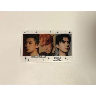  EXO チャニョル カイ セフン 透明 フォトカード  (アイドルグッズ)