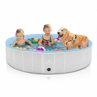 子供用プール ペット用プール 犬用プール 直径160cmｘ高さ30cm 空気入れ(その他)